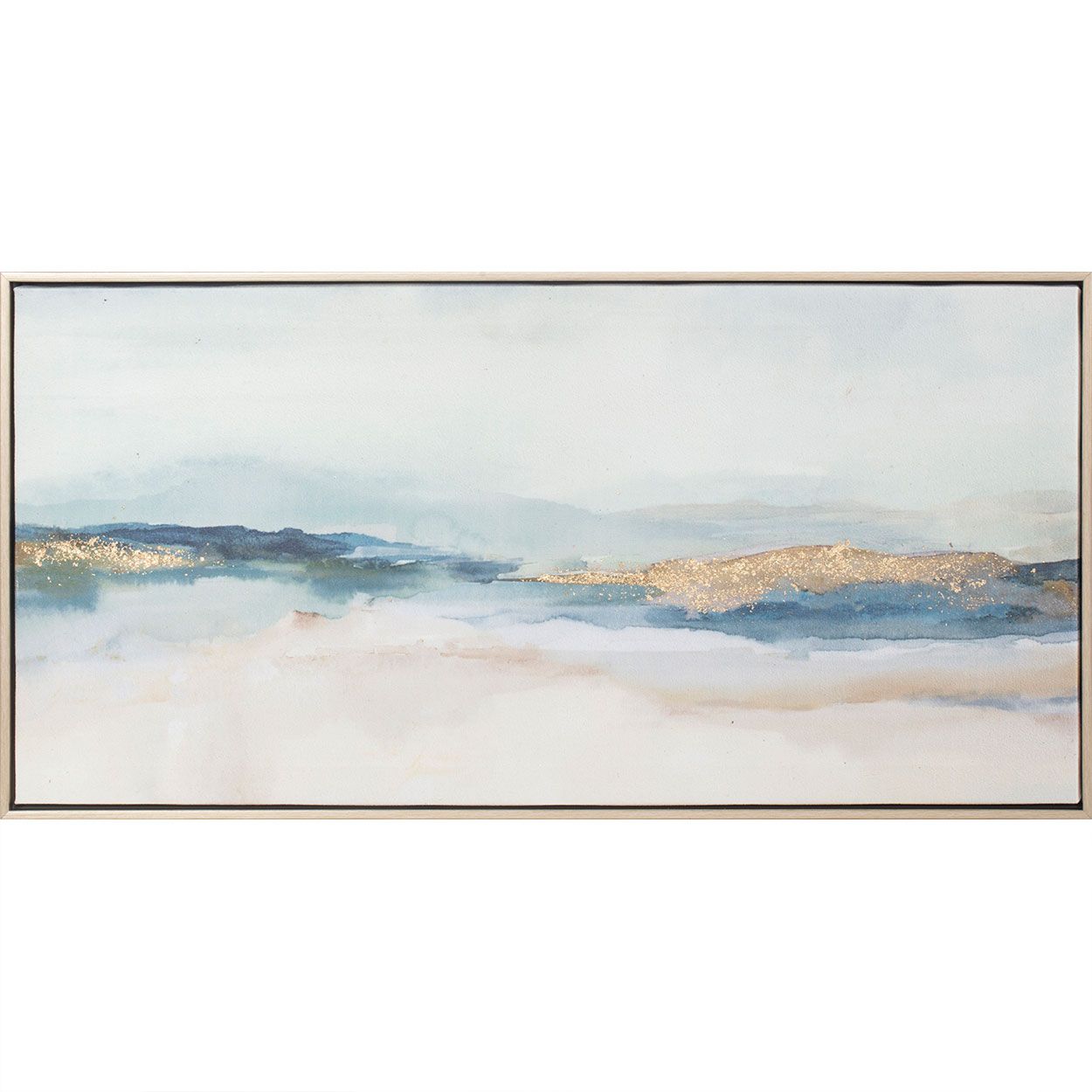 30 X 60 Capped Texture Canvas With Gold Leafing