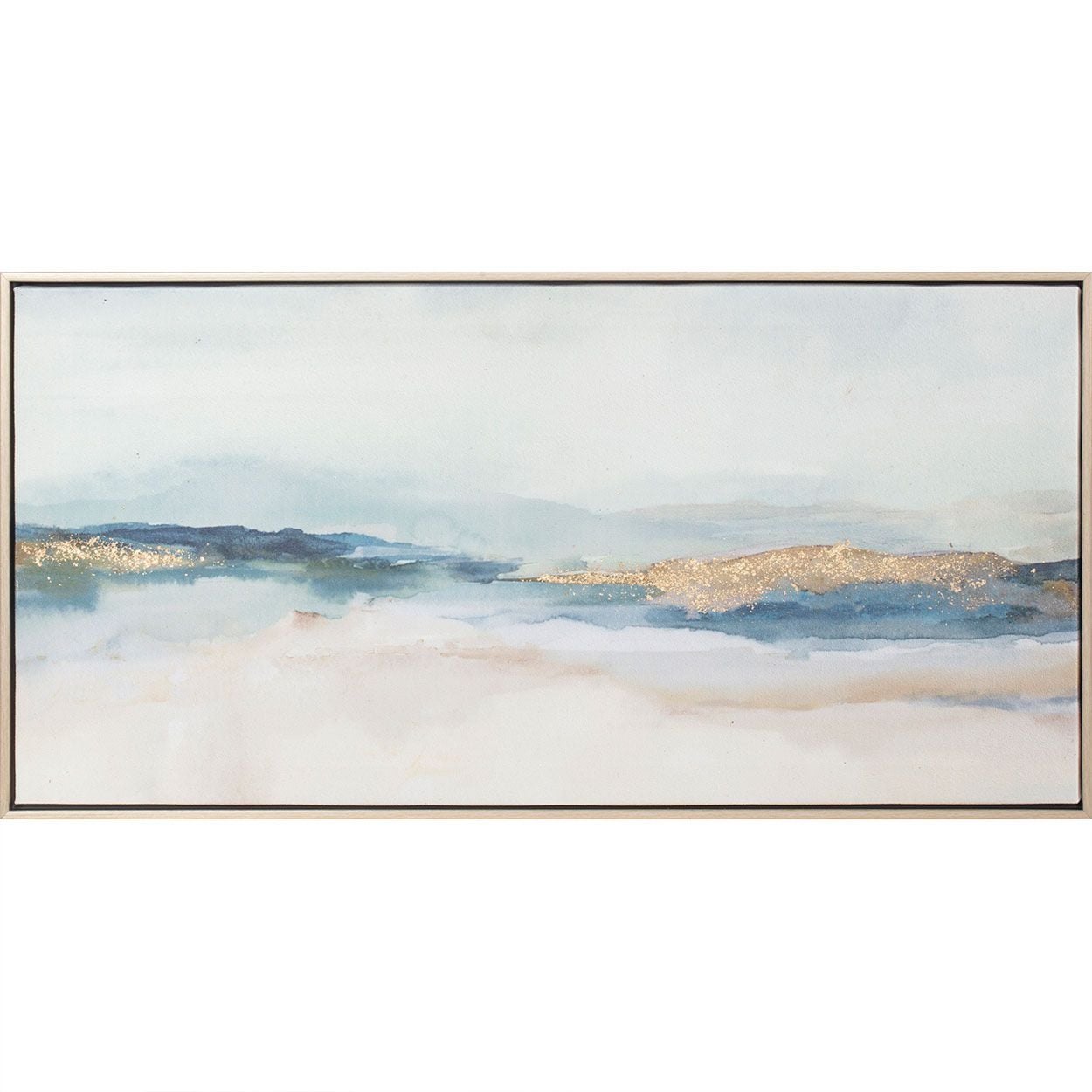 30 X 60 Capped Texture Canvas With Gold Leafing