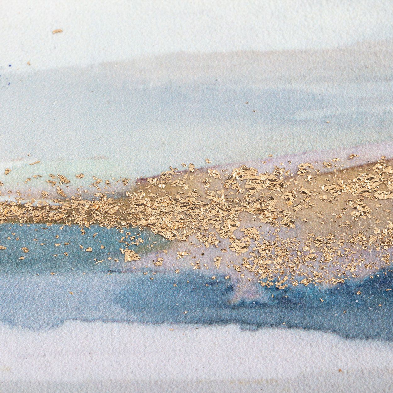 30 X 60 Capped Texture Canvas With Gold Leafing