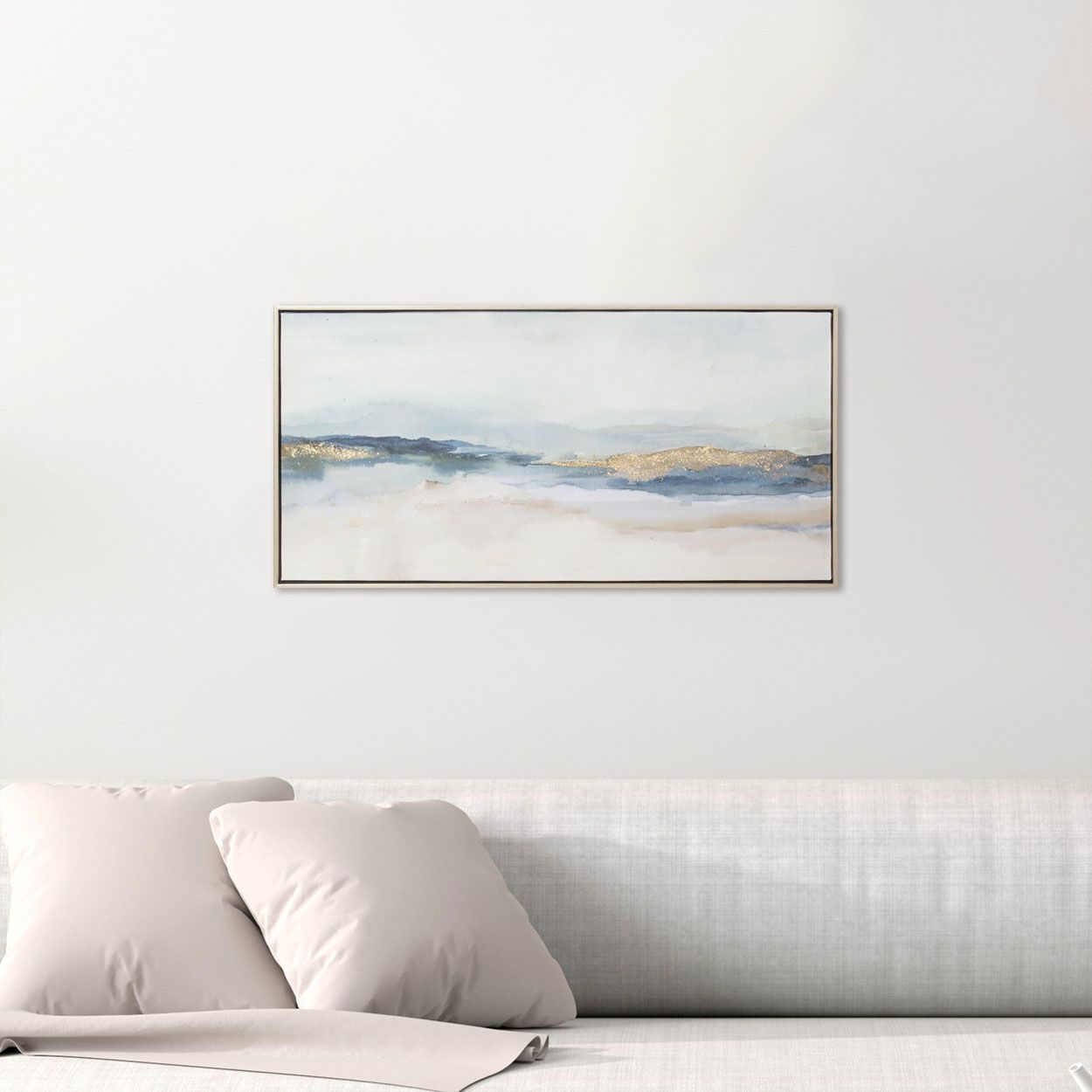 30 X 60 Capped Texture Canvas With Gold Leafing