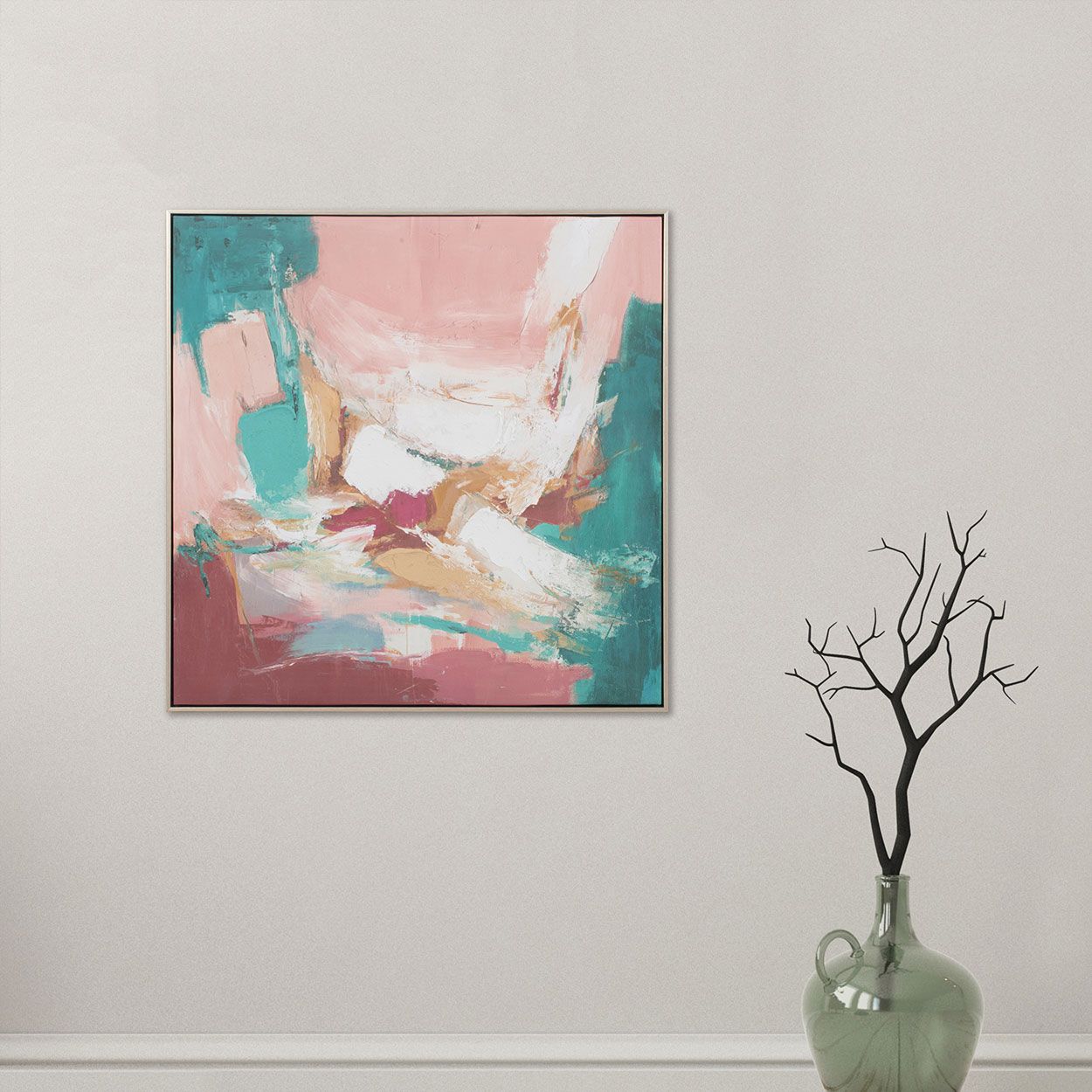 Capped Canvas Print With Hand Touch - 60cm x 60cm