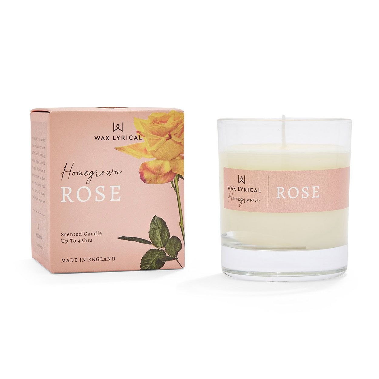 Homegrown Candle Jar Rose