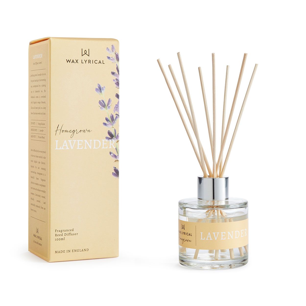 Homegrown 100Ml Reed Diffuser Lavender