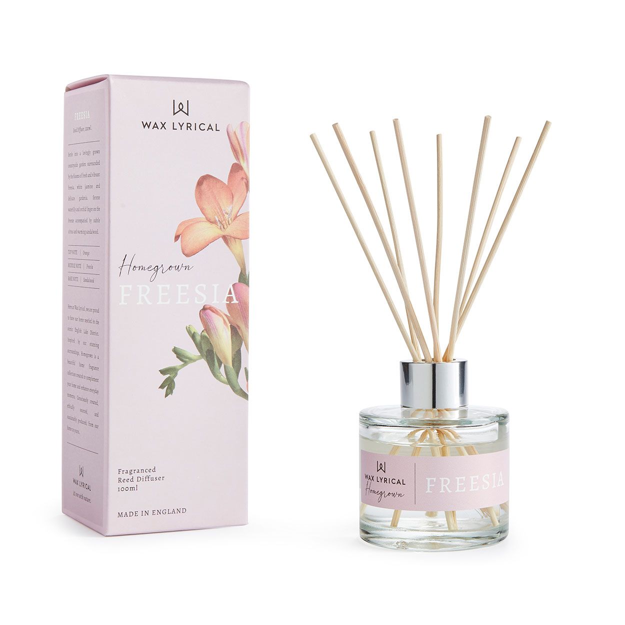 Homegrown 100Ml Reed Diffuser Freesia