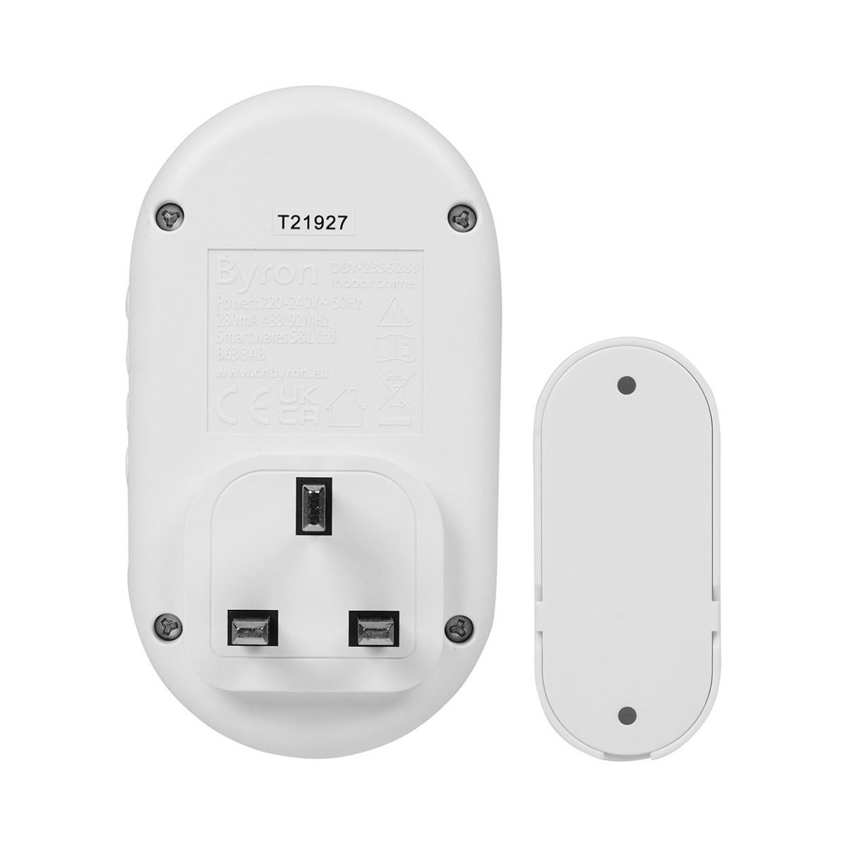 Byron 200m Extra Loud Plug In Doorbell