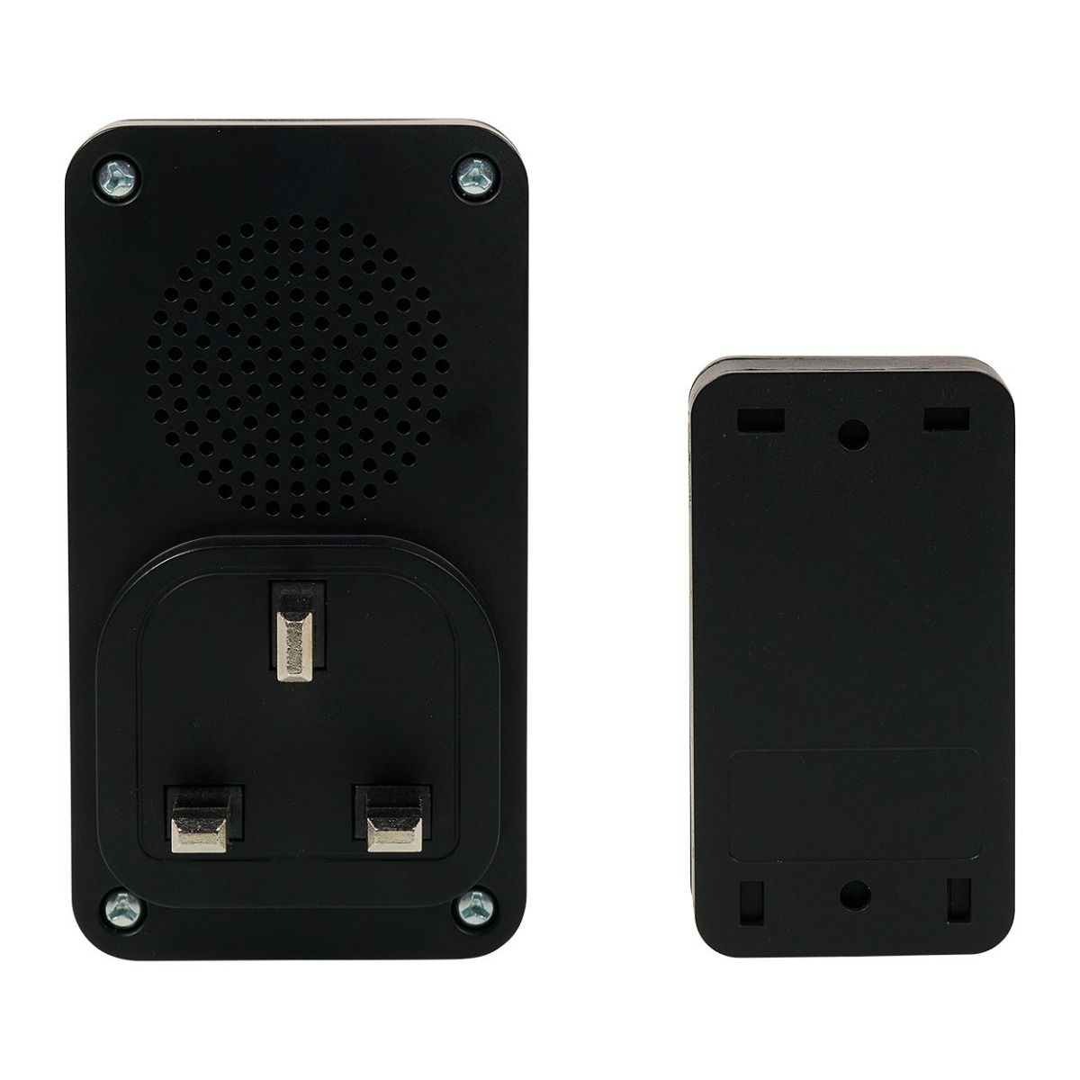Byron 100m Kinetic Wireless Doorbell Set Black