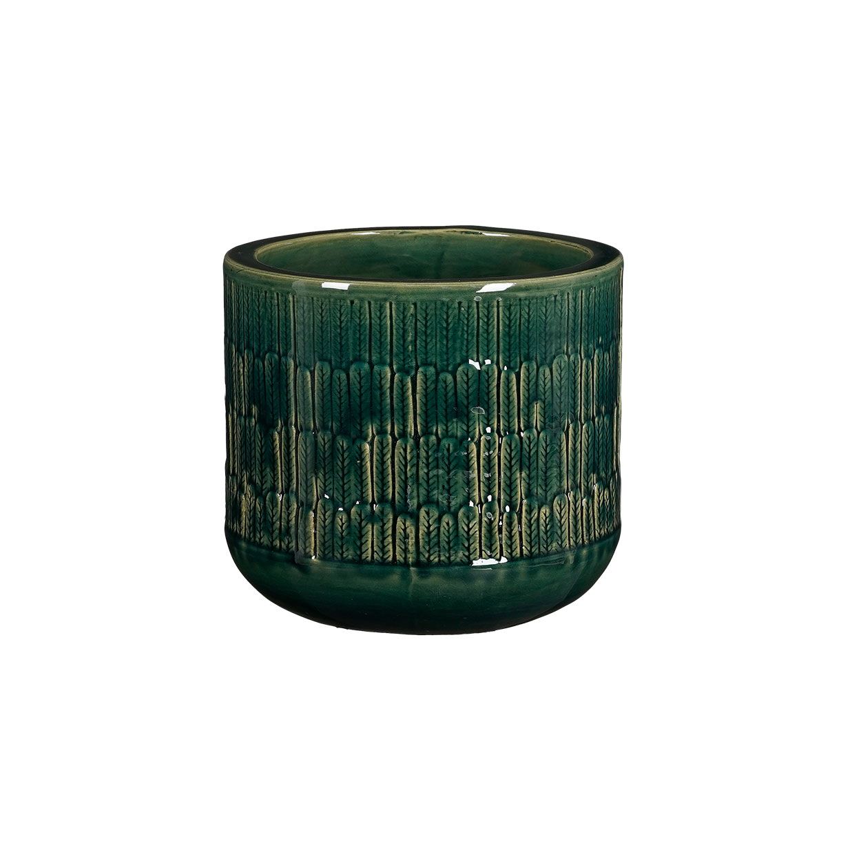 Oran Pot Round Turquoise 21cm
