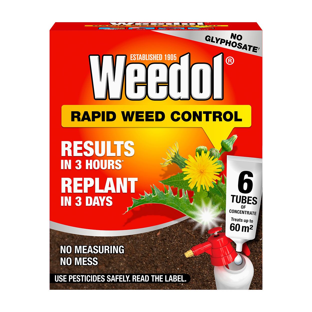 Weedol Rootkill Tubes 6 Pack
