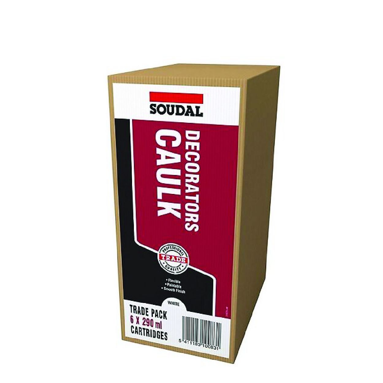 Soudal Decorators Caulk X6Pk