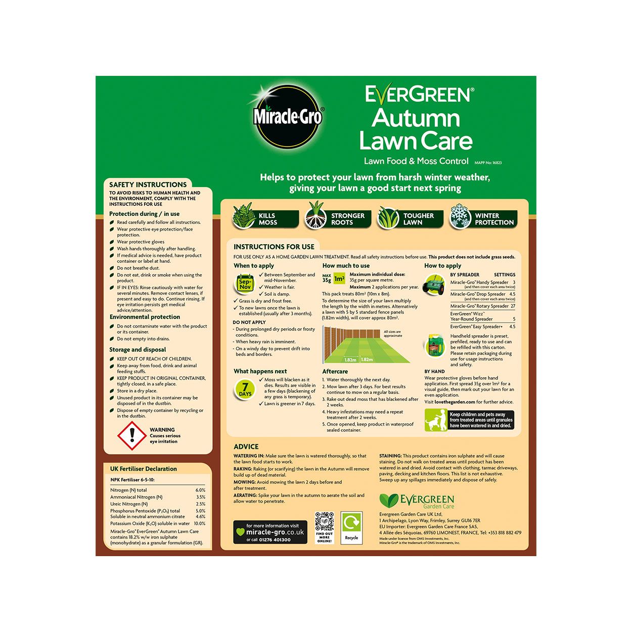 Evergreen Autumn Lawn Care Refill