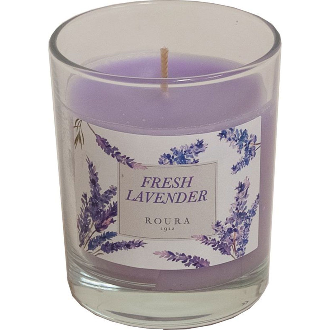 Scented Glass Candle 85mm x 70mm Fresh Lavender