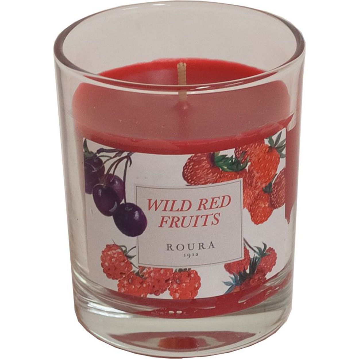 Scented Glass Candle 85mm x 70mm Wild Red Fruits