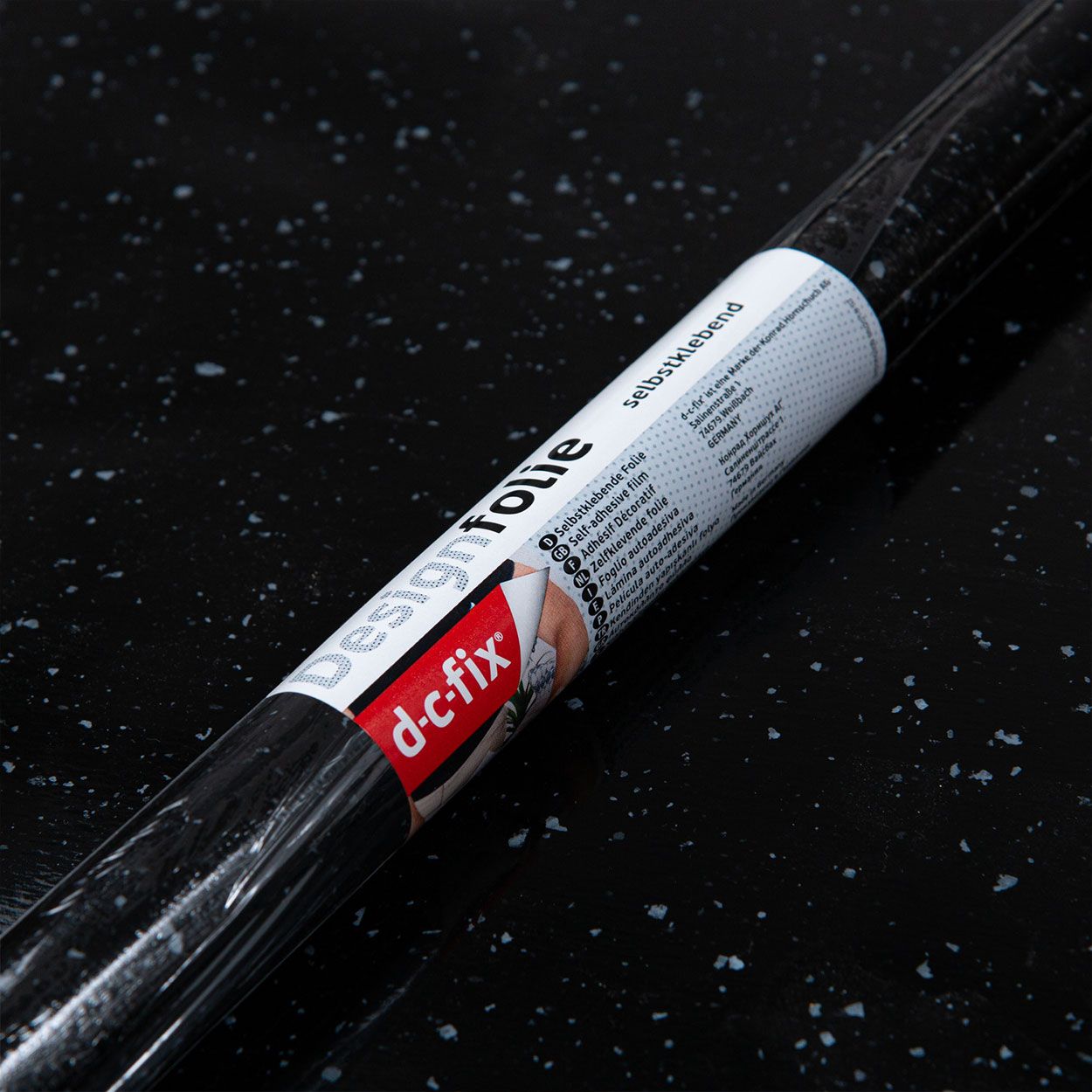 D-C-Fix Self Adhesive Black Granite 2m x 45cm