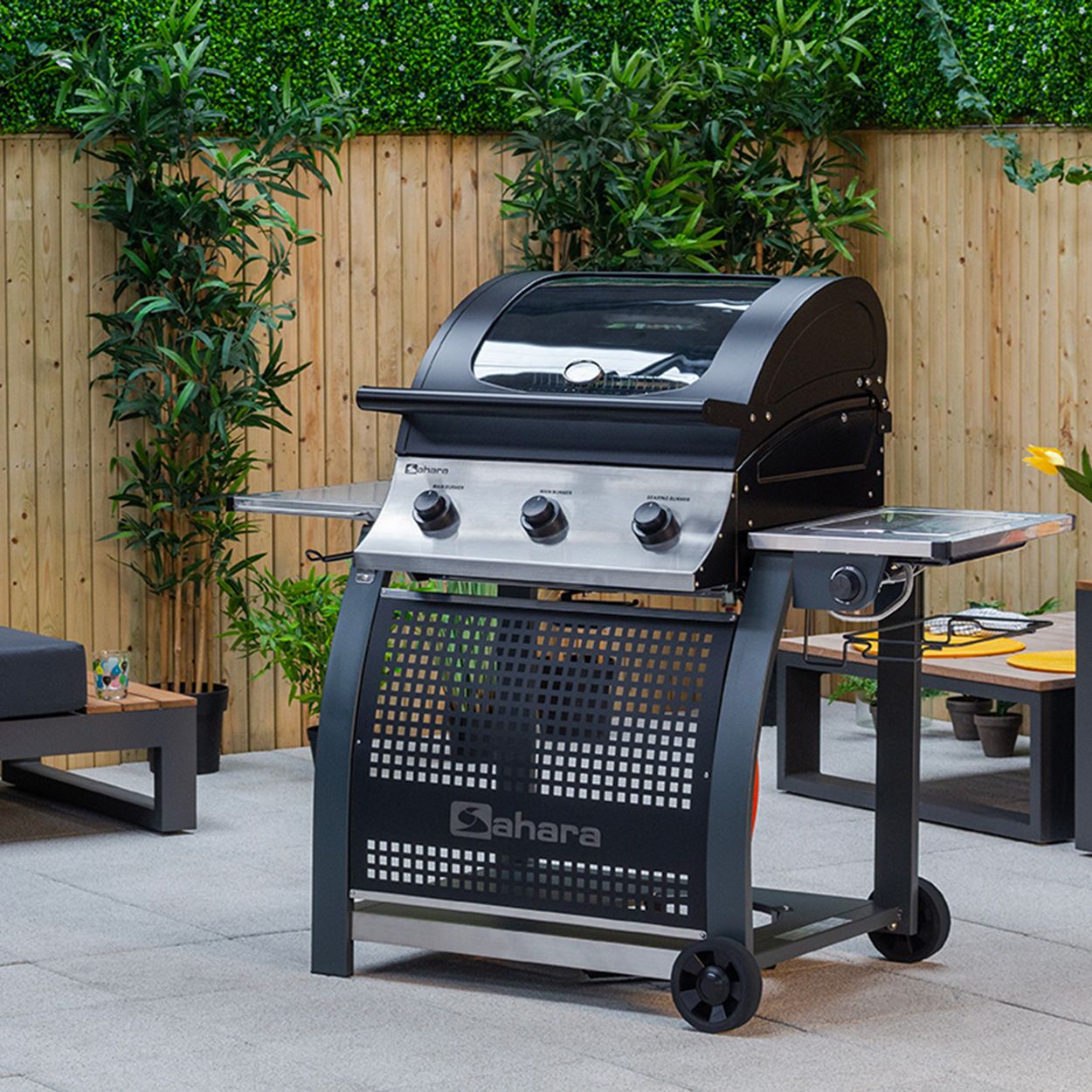 Sahara S375 Roaster 3 Burner Gas BBQ