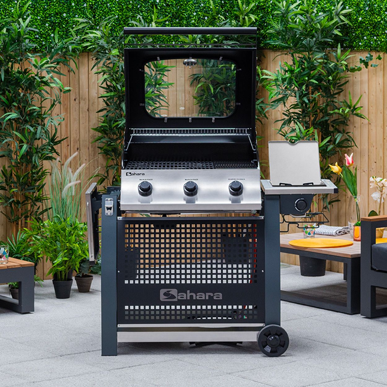 Sahara S375 Roaster 3 Burner Gas BBQ