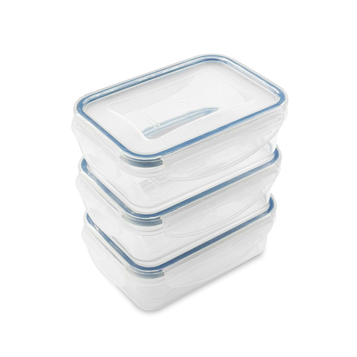Addis Clip Tight Rectangle 240ml 3 Pack