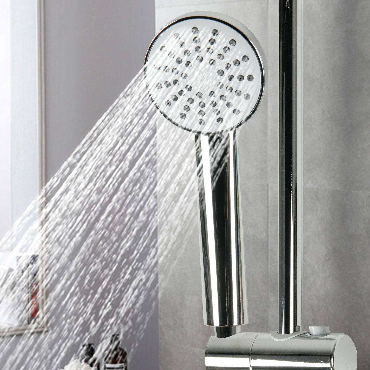 Shower Head 1 Function Chrome
