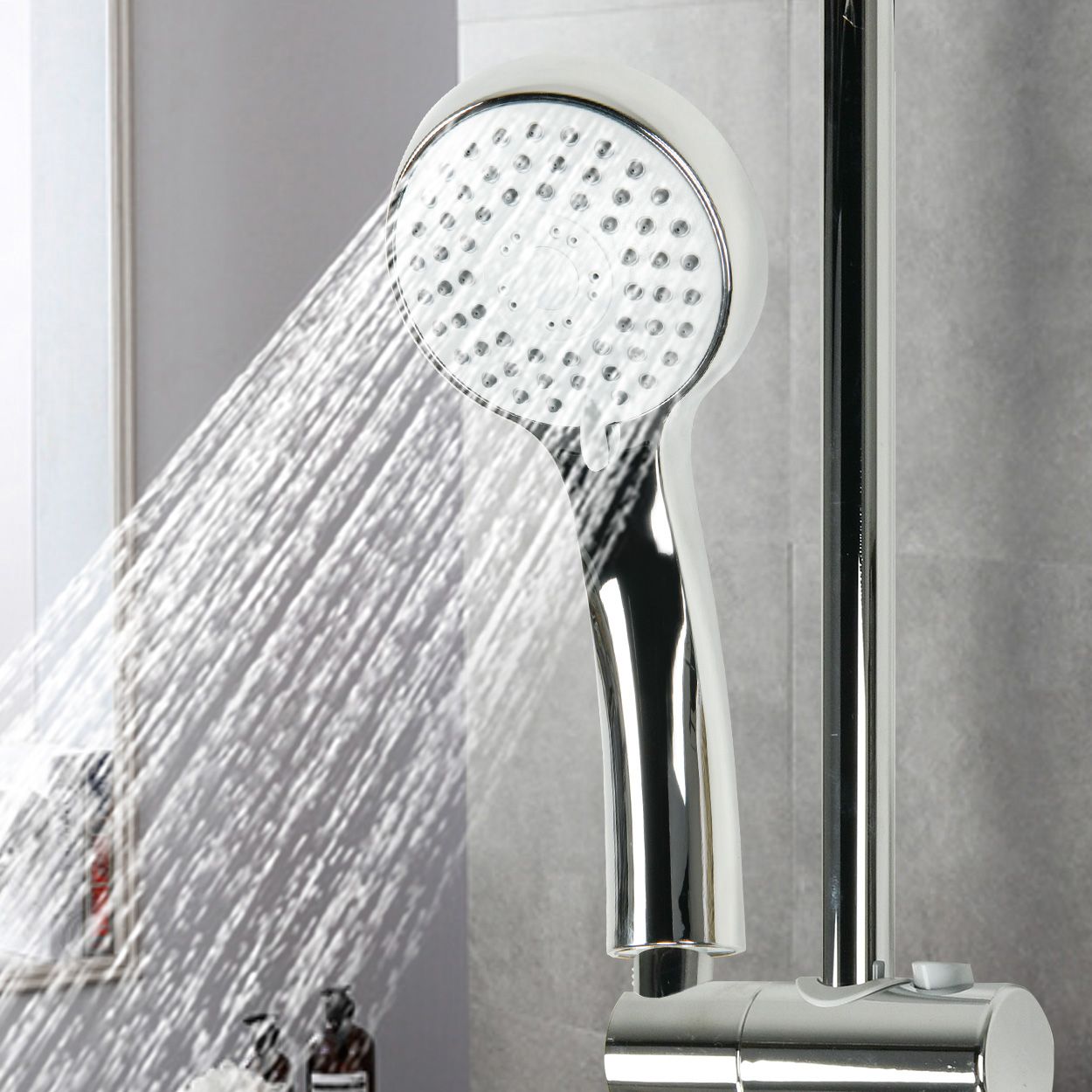 Shower Head 3 Function Chrome