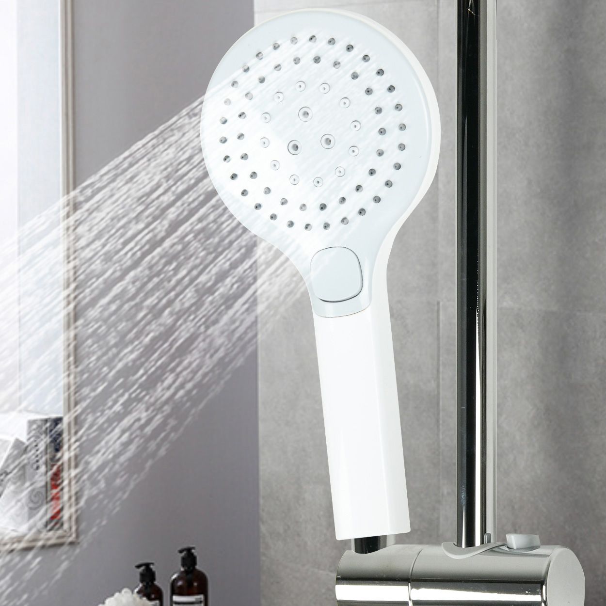 Shower Head 3 Function Chrome