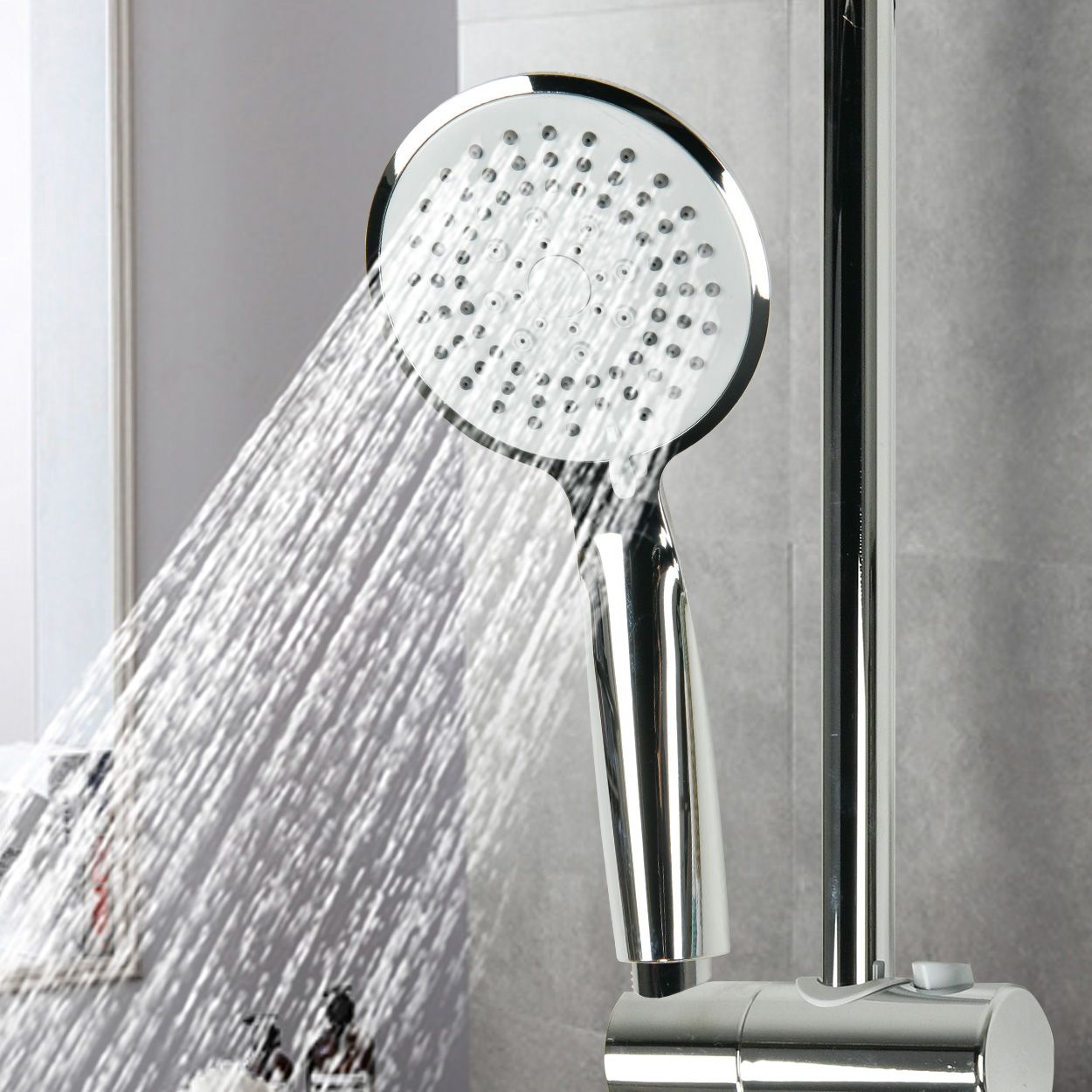 Shower Head 5 Function Chrome
