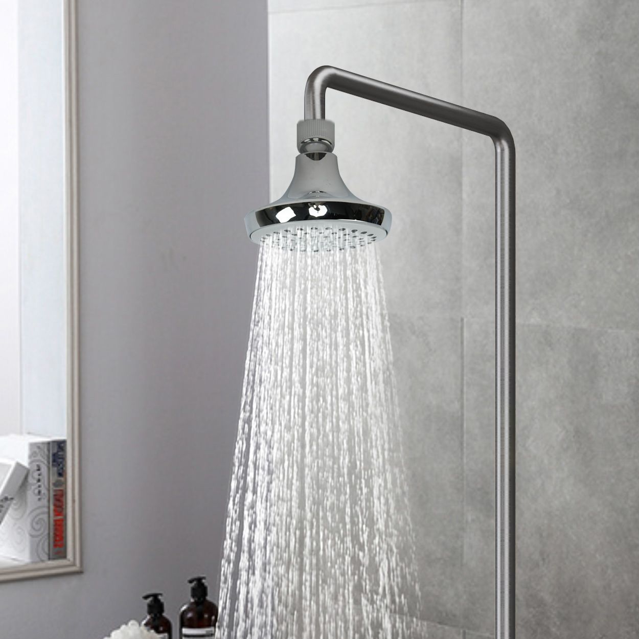 Overhead Shower Head Chrome Small