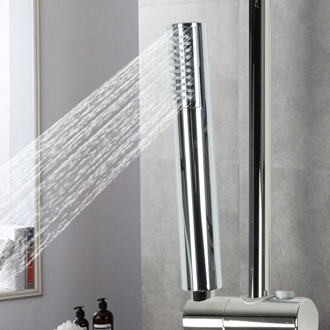 Pencil Shower Head Chrome