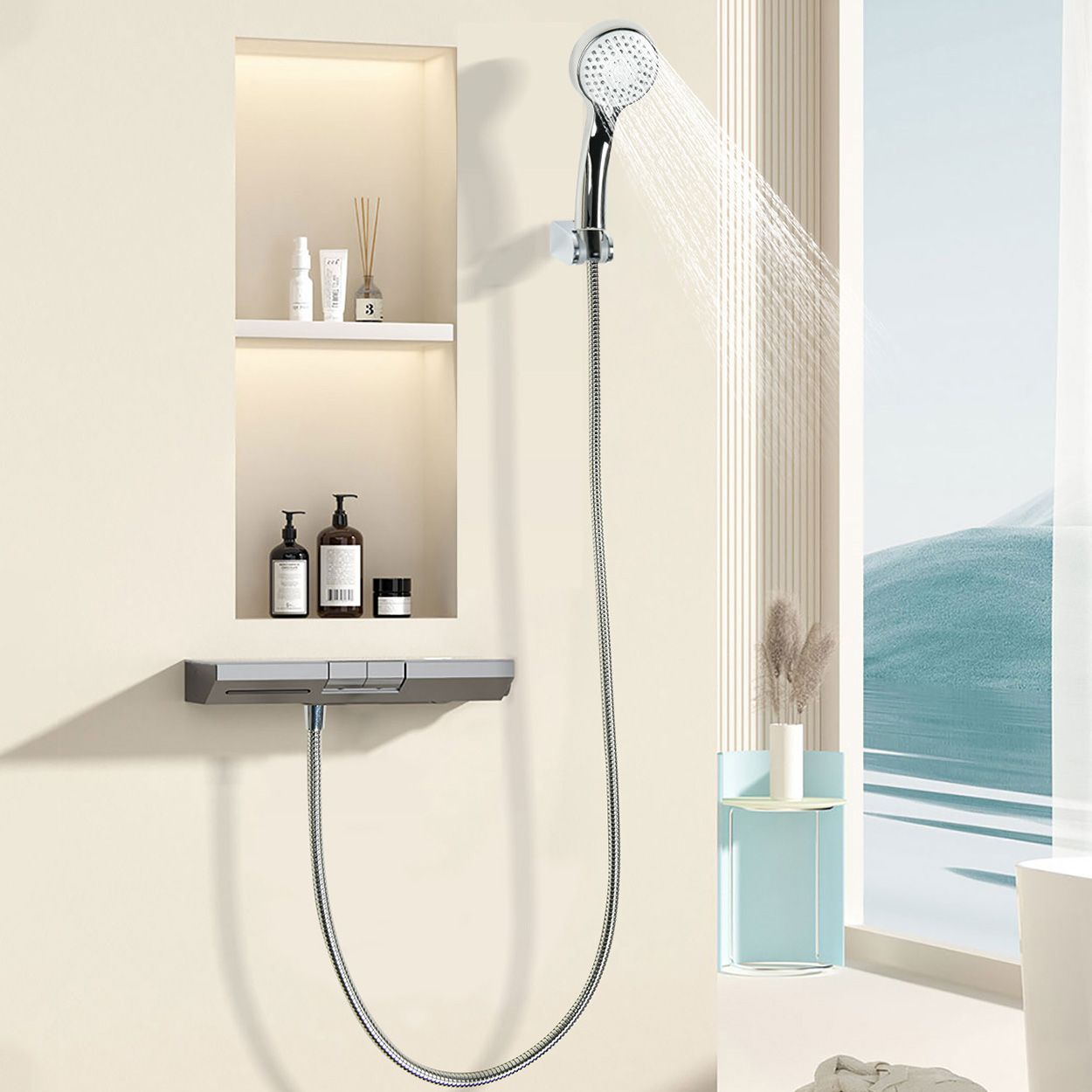 Shower Set 3 Function Chrome