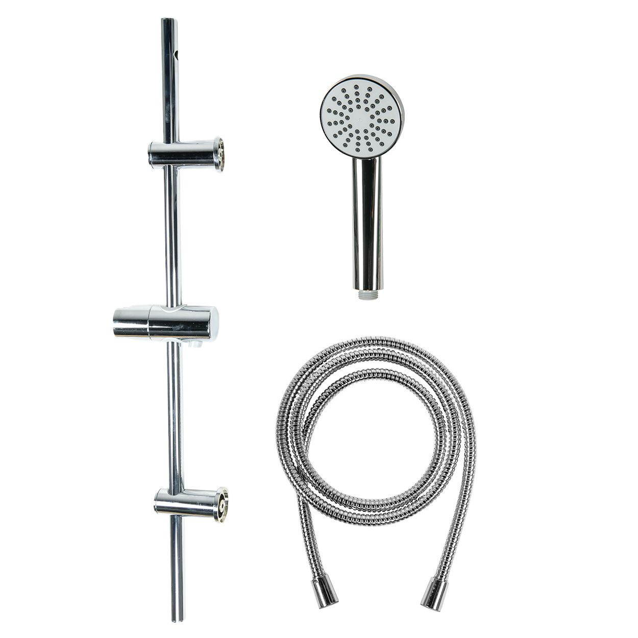 Riser Rail Shower Kit 1 Function Chrome
