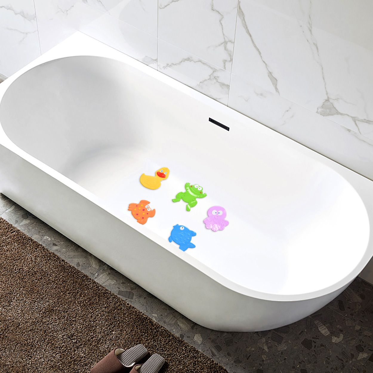 Kids Anti-Slip Animal Bath Set