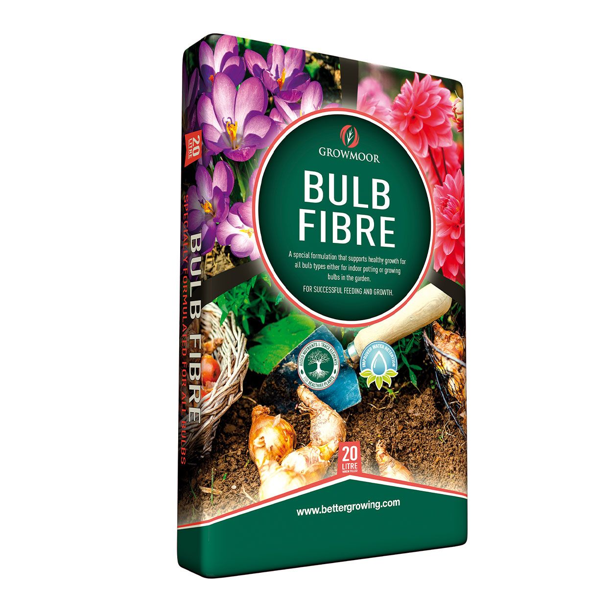 Growmoor Bulb Fibre Compost 20L