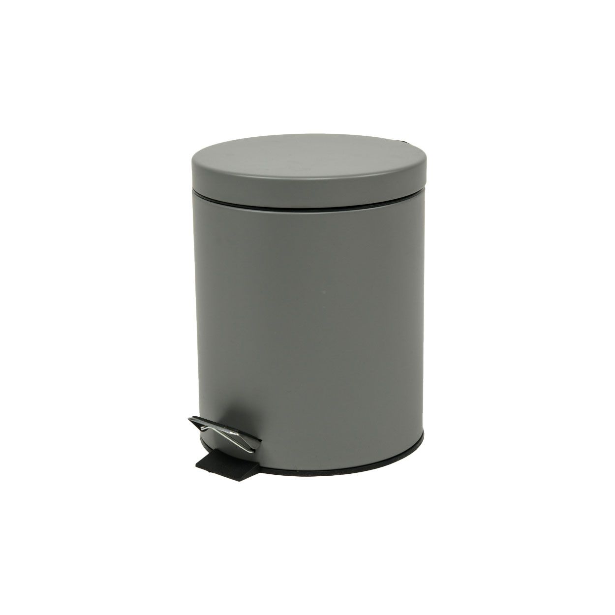 Bathroom Waste Bin Matt Grey 5L