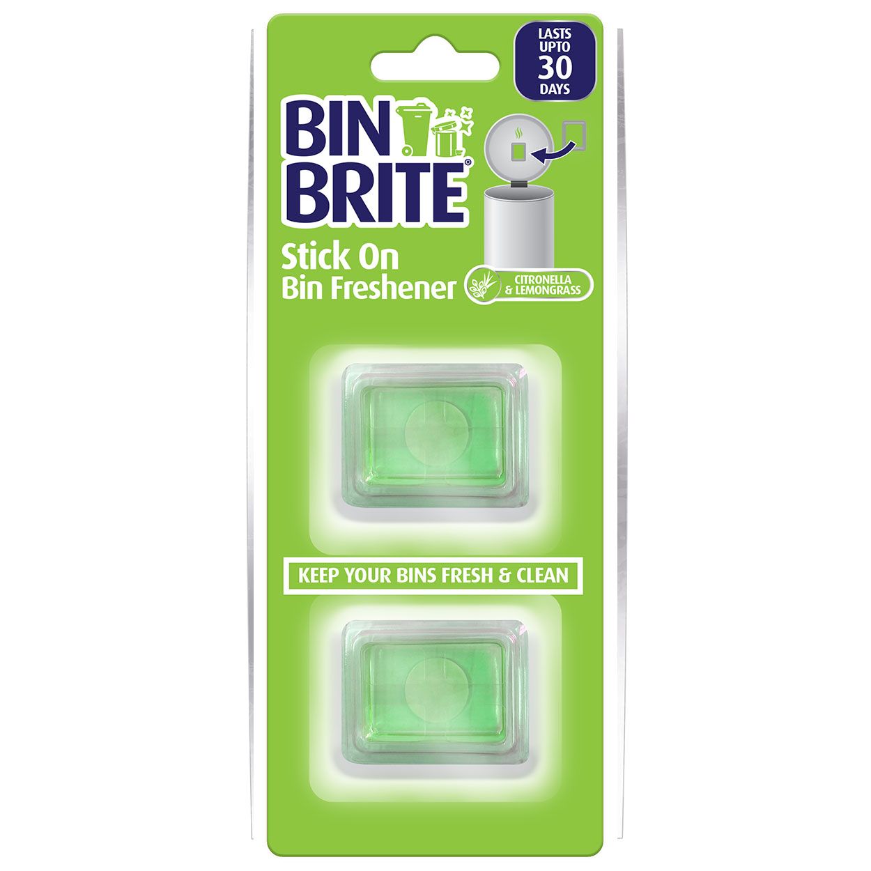 Stick On Freshener Citron & Lemon Grass 2 Pack