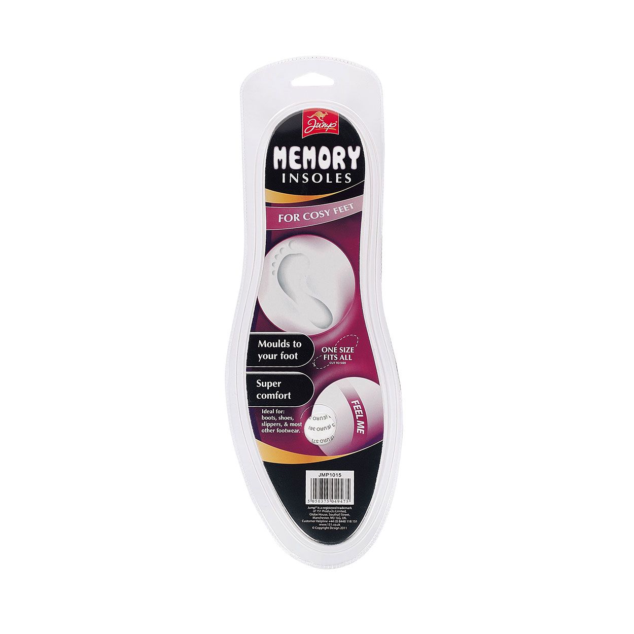 Memory Foam Insoles 2 Pack