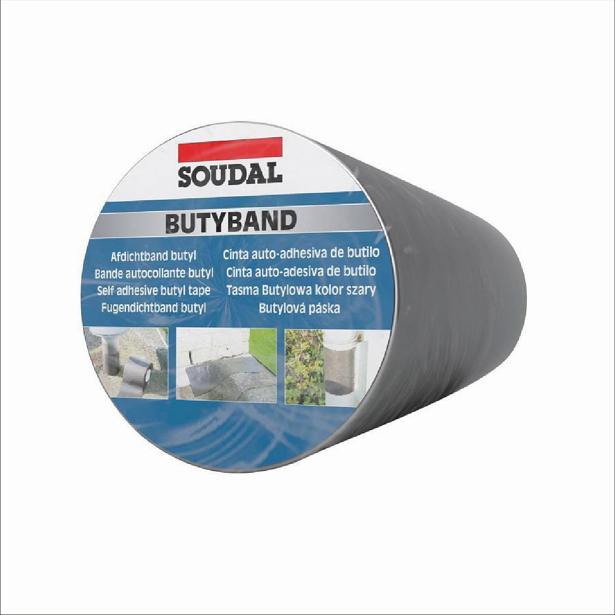 Soudal Butyband Butyl Flashing Tape 75Mm Lead