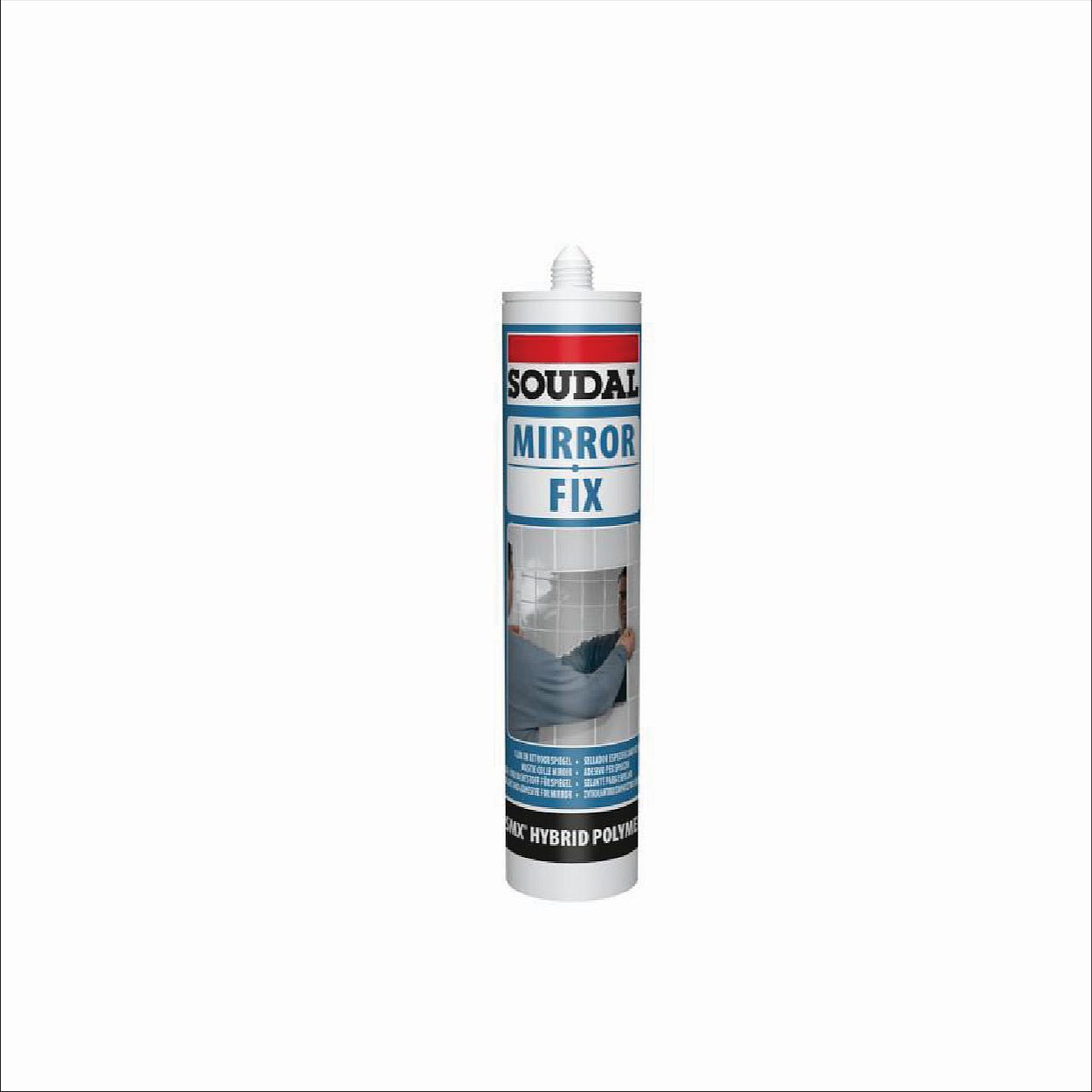 Soudal Mirror Fix Adhesive White 290ml