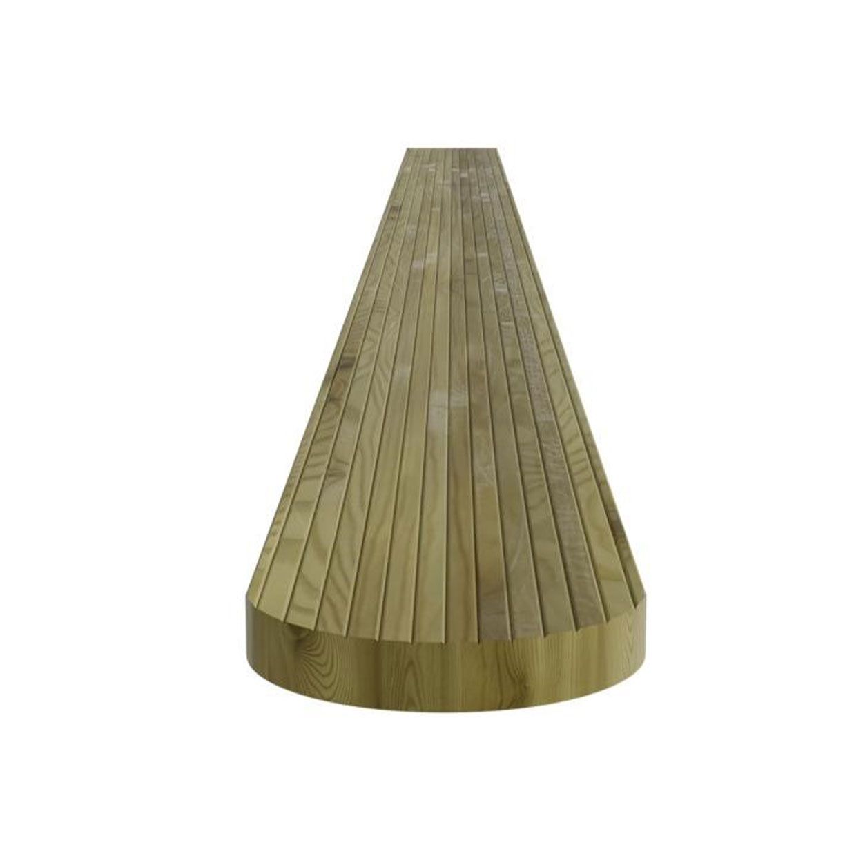 Rounded Ribbed Picket Board 1.5m