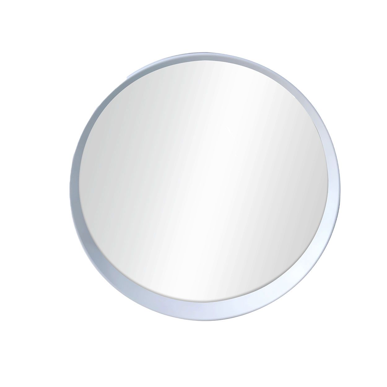 Round Mirror in White - 70cm