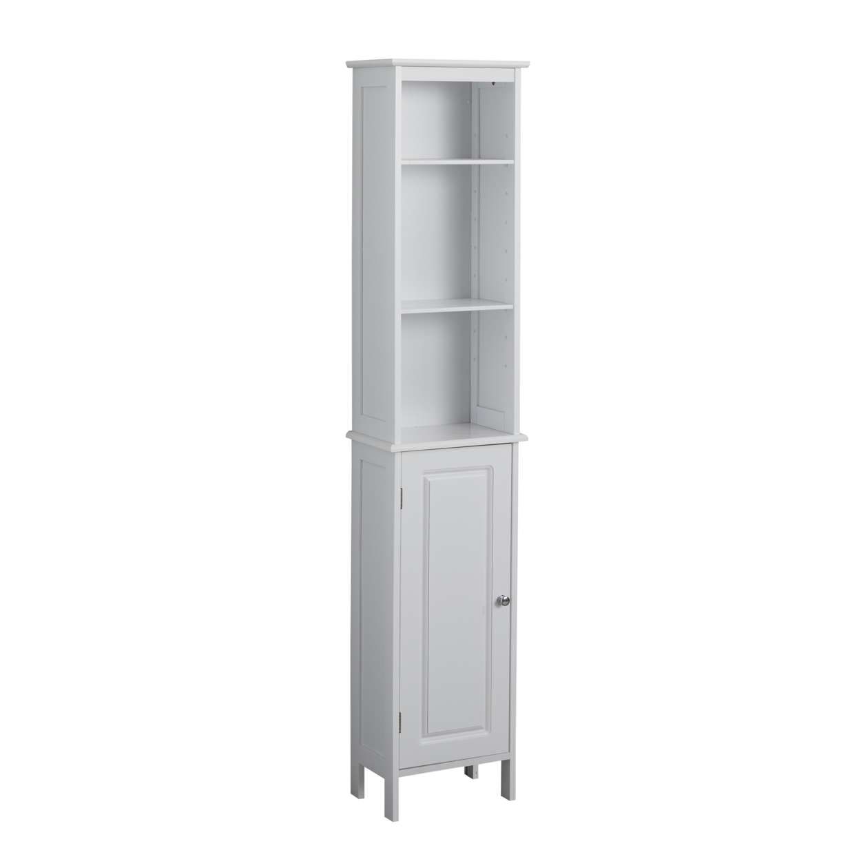 Chatsworth Tallboy Cabinet White