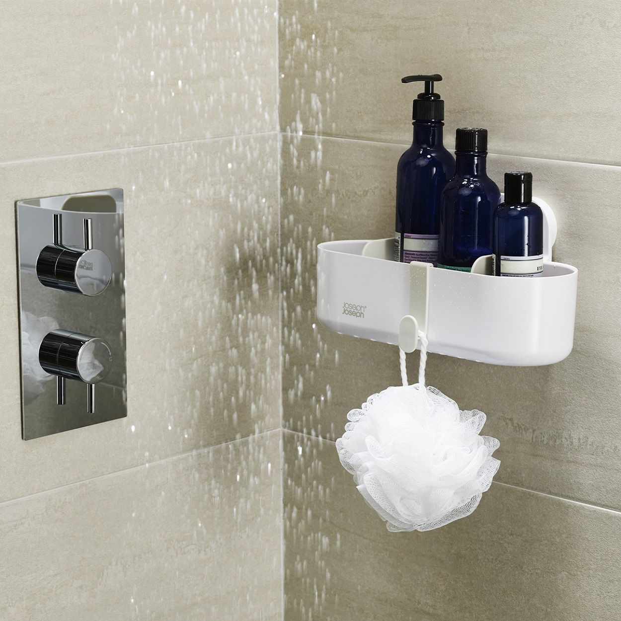 Joseph Joseph Duo Shower Caddy White