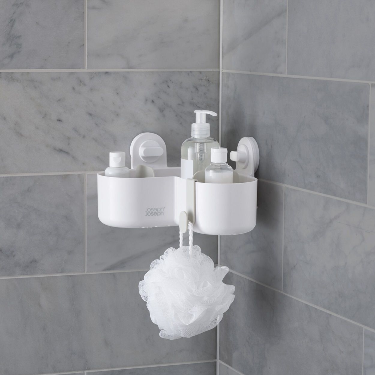 Joseph Joseph Duo Corner Shower Caddy White
