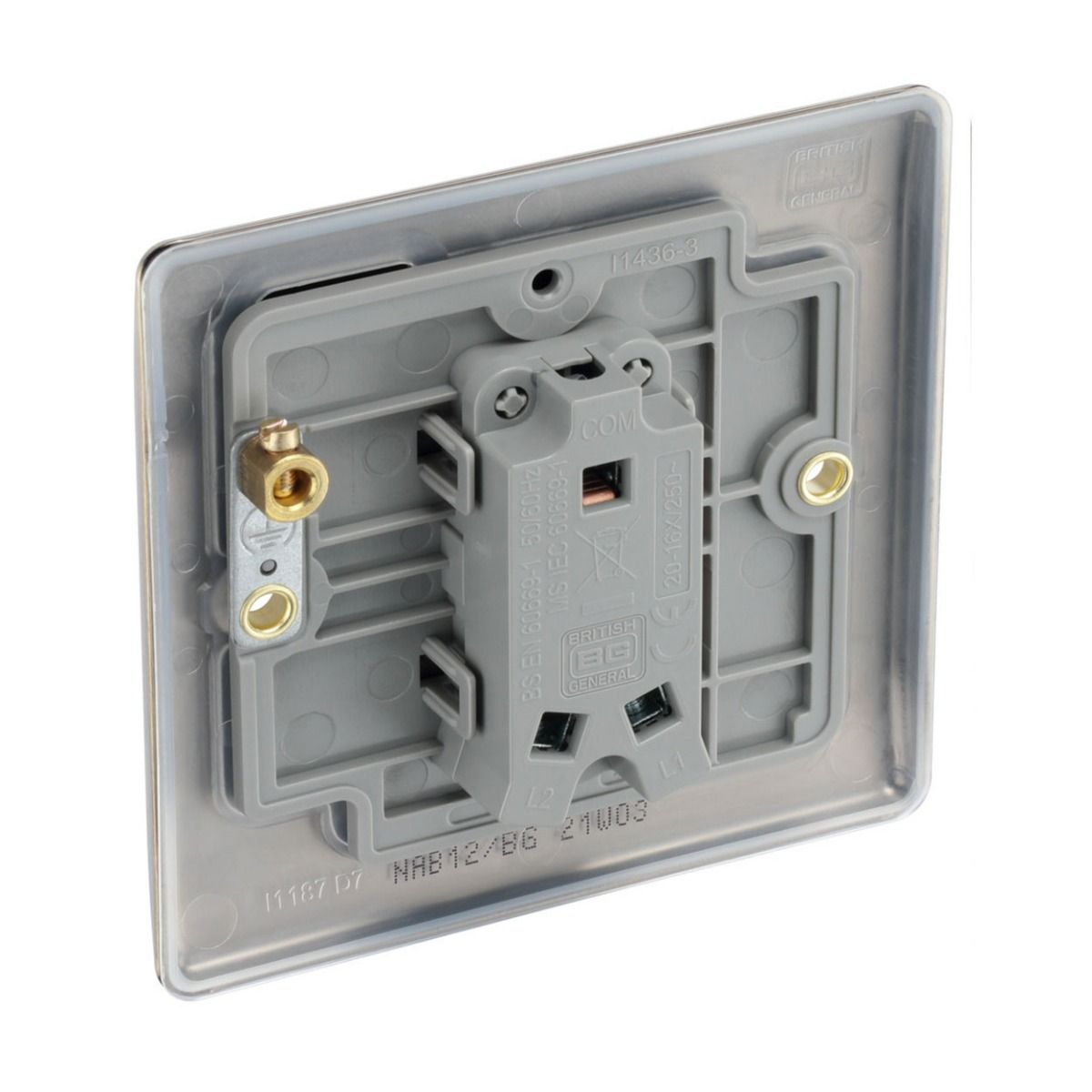 Bg Nexus Antique Brass 20A Single 2 Way Switch