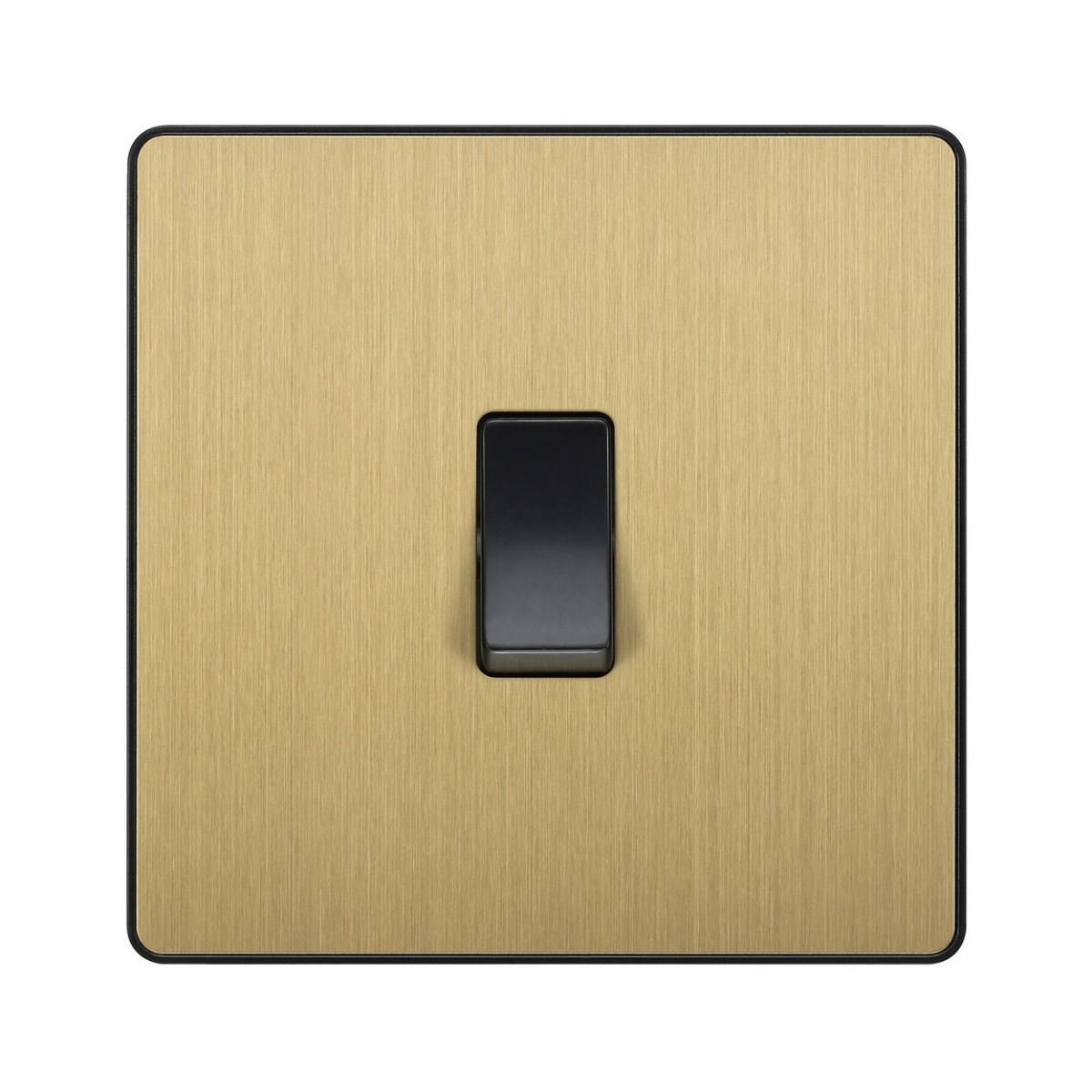 Bg Evolve Satin Brass 20A Single 2 Way Switch