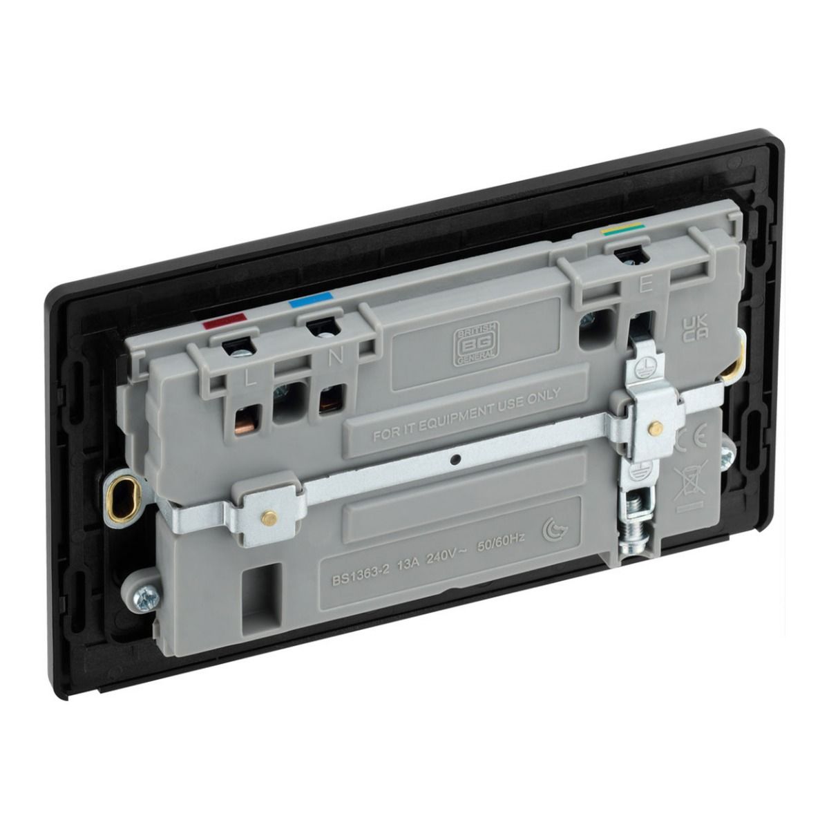 Bg Evolve Matt Blue 22W Double Usb Socket A+C