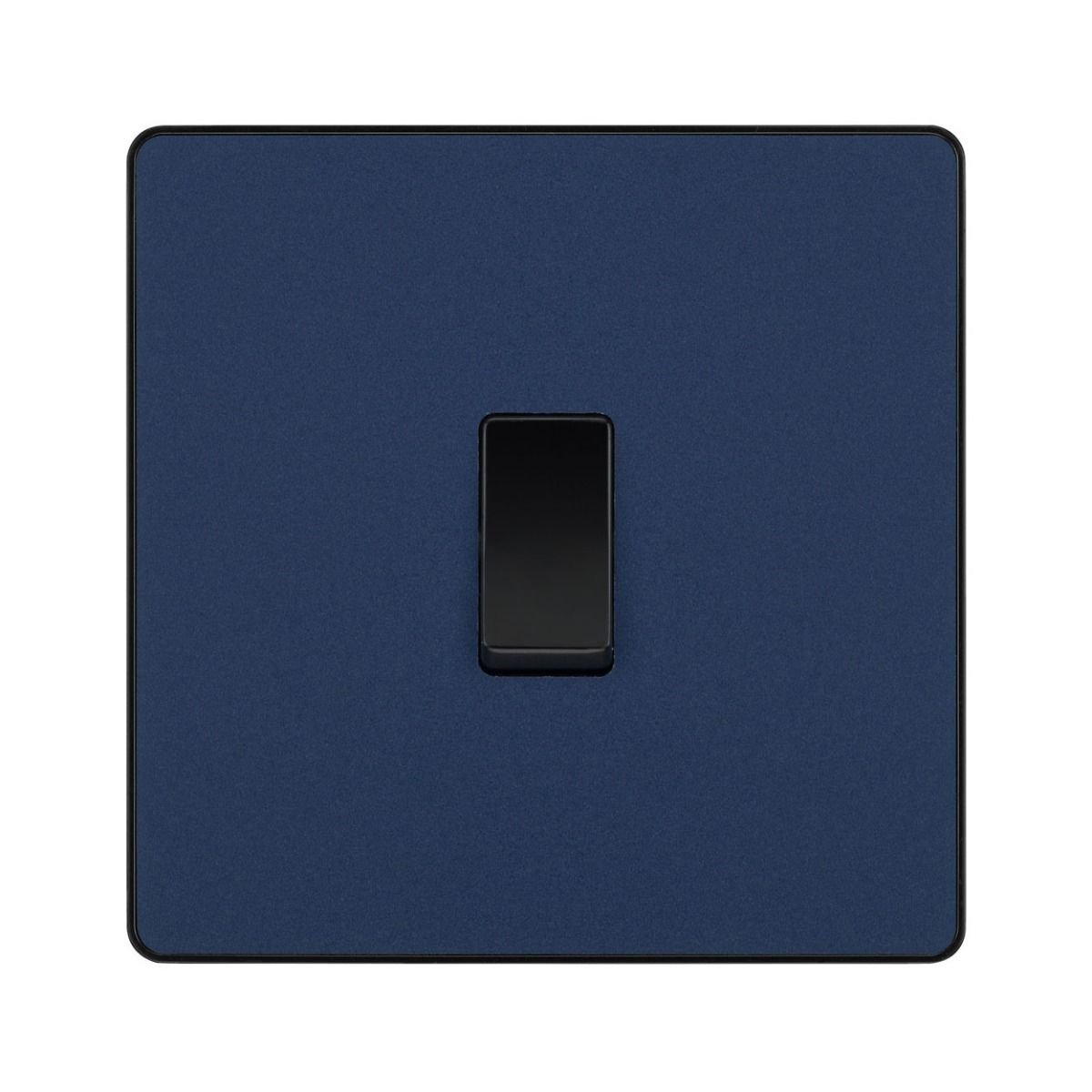 Bg Evolve Matt Blue 20A Single 2 Way Switch