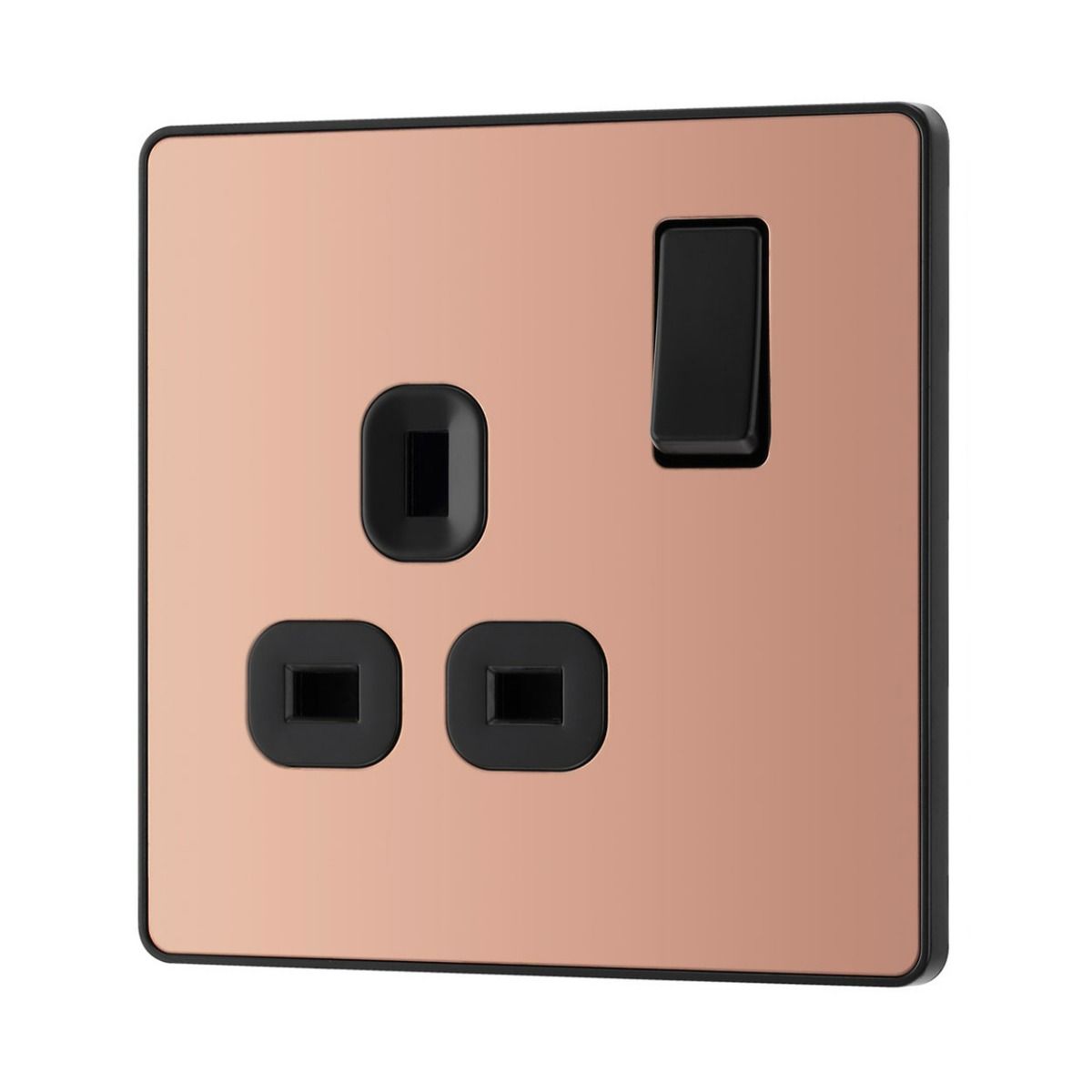 Bg Evolve Copper 13A Single Socket