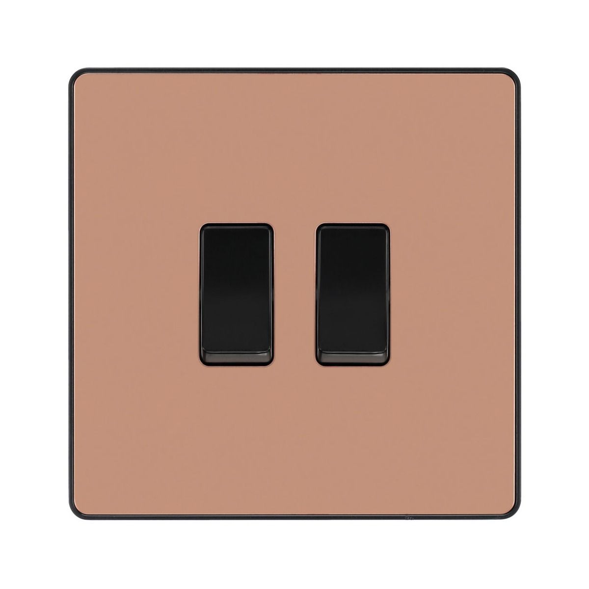 Bg Evolve Copper 20A Double 2 Way Switch