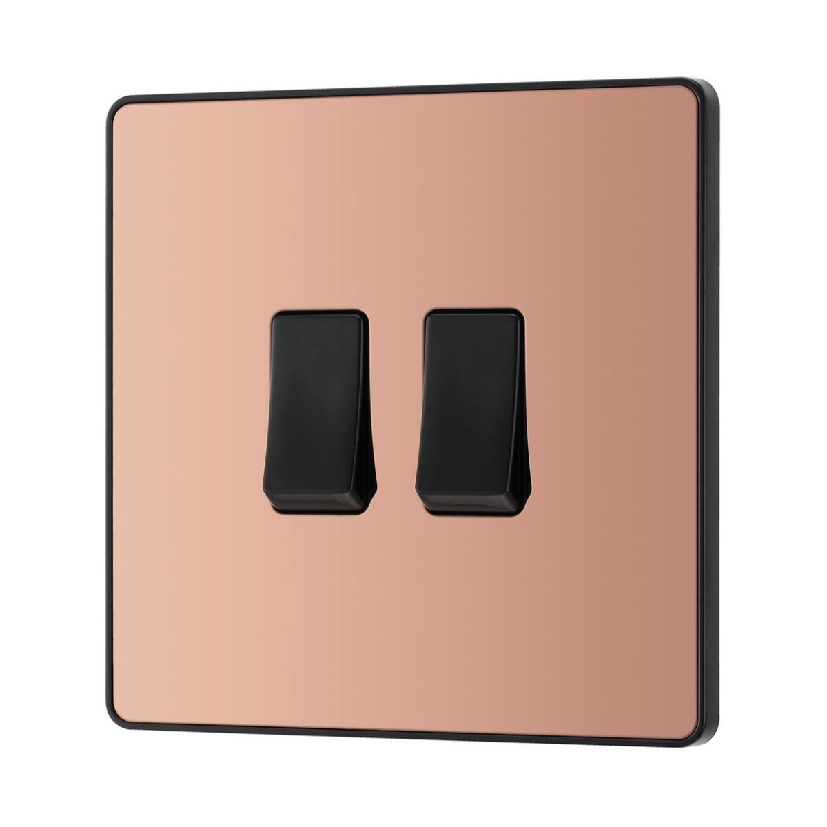 Bg Evolve Copper 20A Double 2 Way Switch