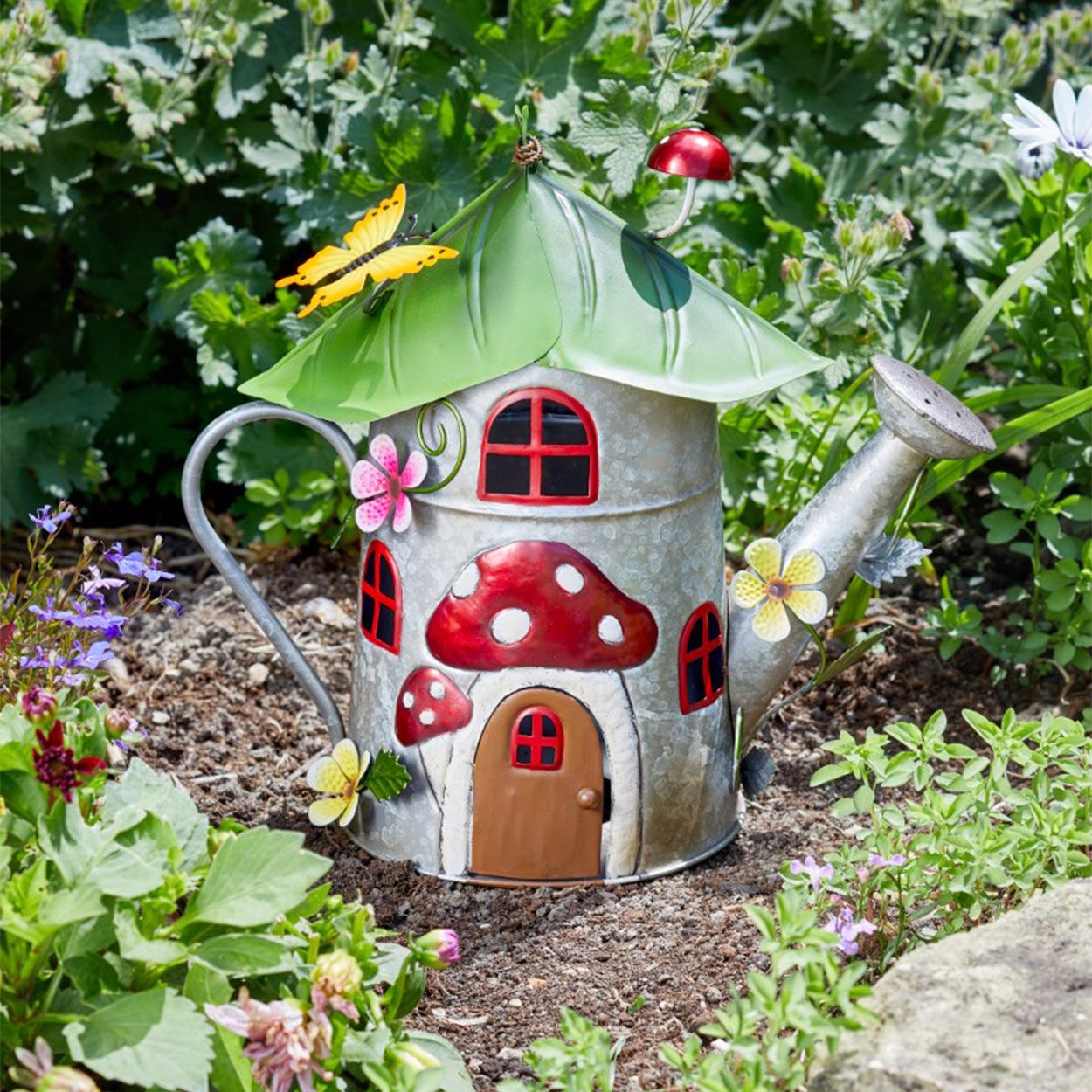 Watering World Garden Ornament