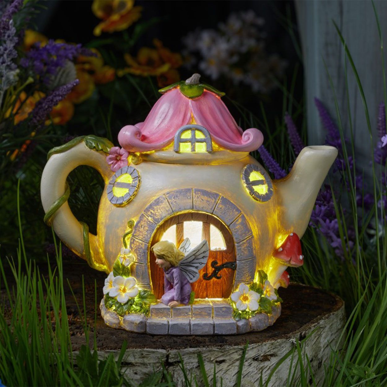 Fairy Flowerpot LED Garden Ornament