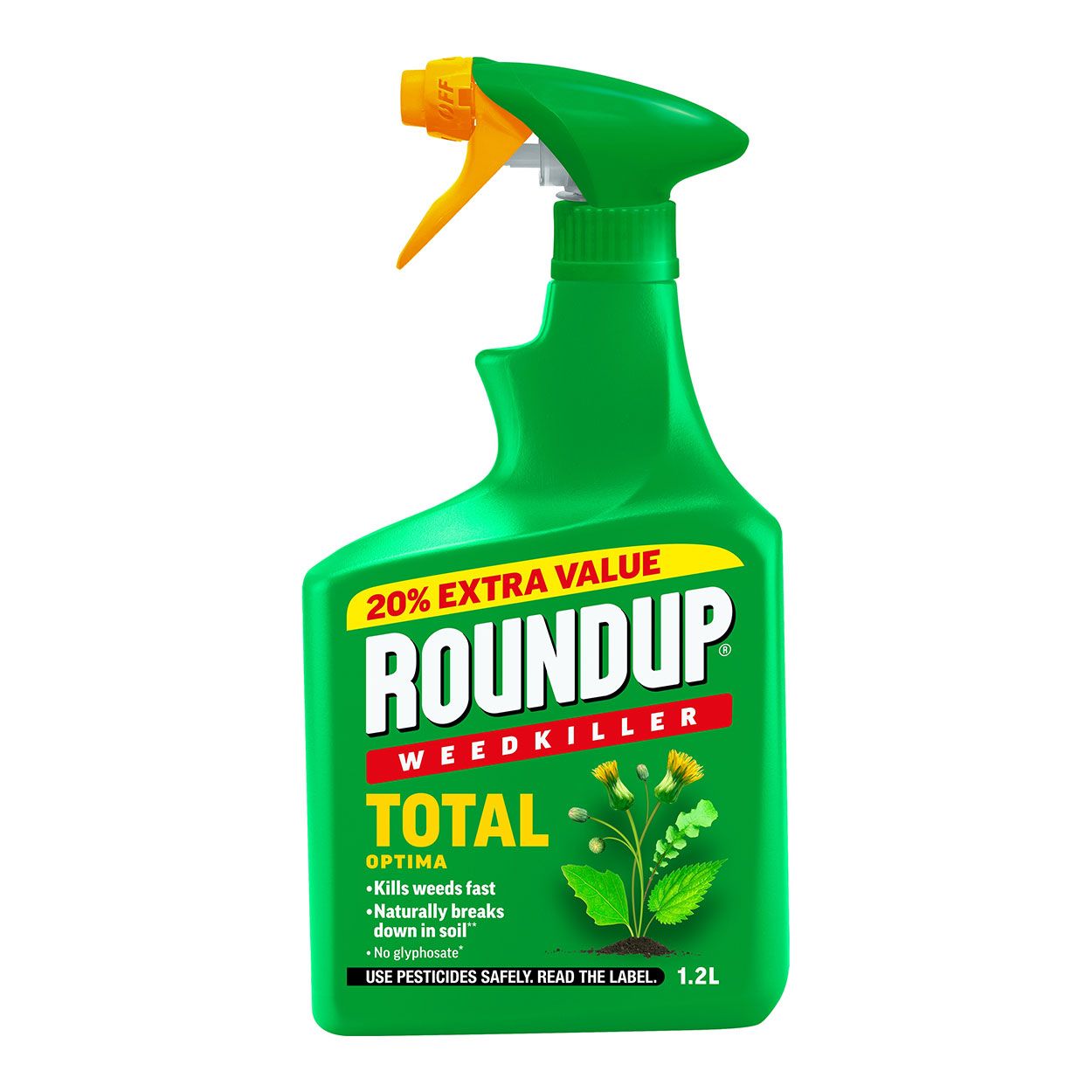 Roundup Total Optima Weedkiller 1.2L